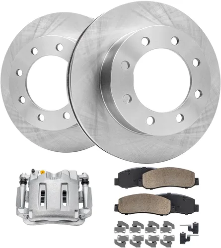 Vista 75 de Detroit Axle - 4 rotores de freno para Ford 1994-2004 Mustang, rotores de freno de disco delanteros y traseros 1995 1996 1997 1998 1999 2000 2001