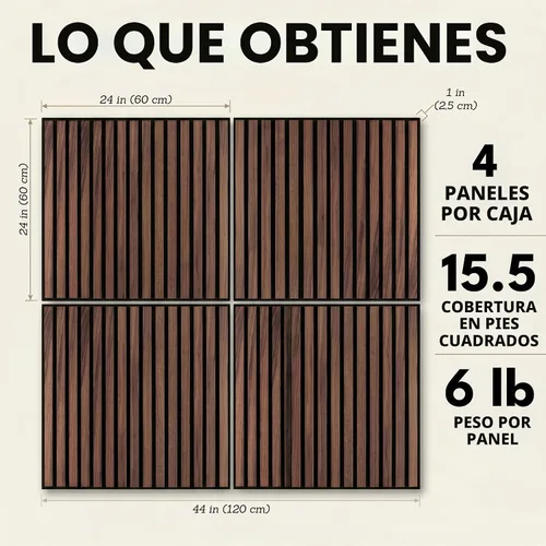 Vista 4 de RT60X Pro - Paneles de pared de madera con control de eco 24 x