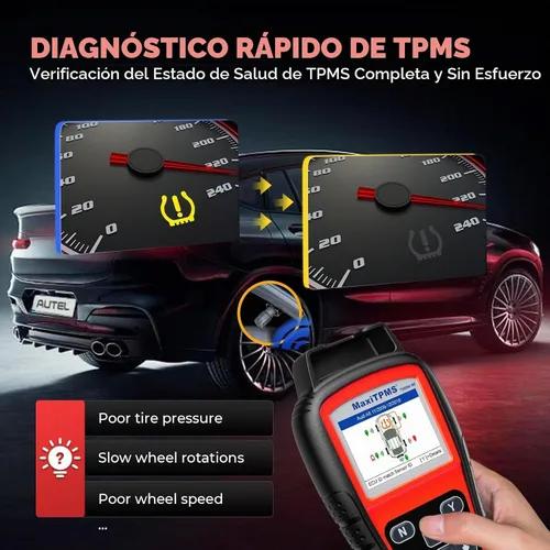Vista 6 de Herramienta de programación Autel TPMS MaxiTPMS TS508WF, TPMS Relearn/Activar/Escanear 2026 Wifi Ver. of TS508/TS408/TS501 PRO, Program Autel