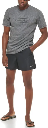 Vista 4 de Calvin Klein Manga corta ligera de secado rápido para hombre, protección UPF 40+