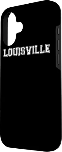 Vista 2 de iPhone 16 College University style Louisville Kentucky Sports Fan Case