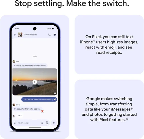 Vista 6 de Google Pixel 10a - Batería de más de 30 horas, entrenador de cámara, Gemini - Berry 128GB