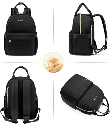 Vista 5 de LOVEVOOK Mini mochila para mujer, bonita mochila pequeña, mochila ligera a la moda para el trabajo, viajes, mochila diaria