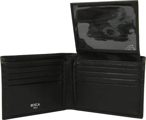Vista 4 de Bosca Nappa Vitello Collection - Cartera de crédito con pasaporte de identificación