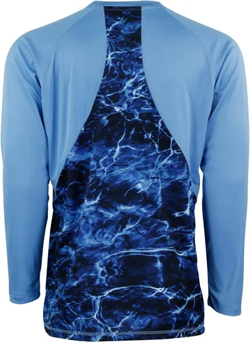 Vista 3 de Mossy Oak Camisa de pesca de manga larga para hombre que absorbe la humedad