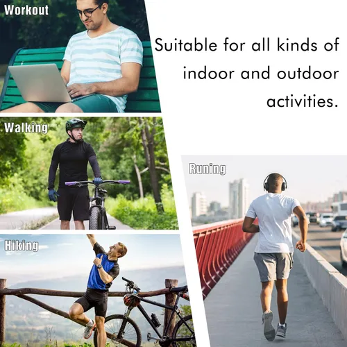 Vista 6 de Pantalones cortos deportivos para hombre, pantalones cortos de entrenamiento 2 en 1 para hombre, pantalones cortos de malla de secado rápido