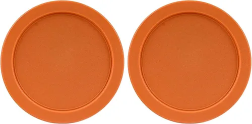 Vista 22 de Tapas de repuesto que se ajustan a los tazones de recipientes de vidrio Pyrex para almacenamiento de alimentos de 4 tazas, tapas redondas