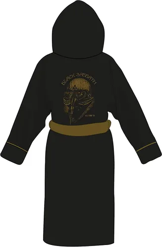 Vista 2 de Black Sabbath Bata de baño US Tour 78 Avengers para hombre, color negro, Negro