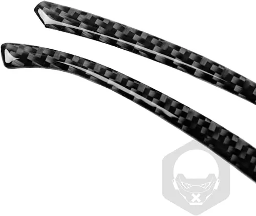 Vista 5 de Adhesivo decorativo de fibra de carbono suave para el interior del automóvil, velocímetro de control central, compatible con Nissan 370Z Z34 2019