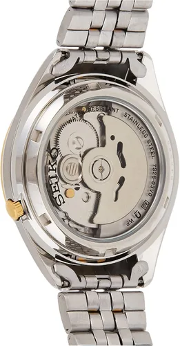 Vista 2 de SEIKO Reloj automático 5 fabricado en Japón SNKL24J1 para hombre, Tono-dorado