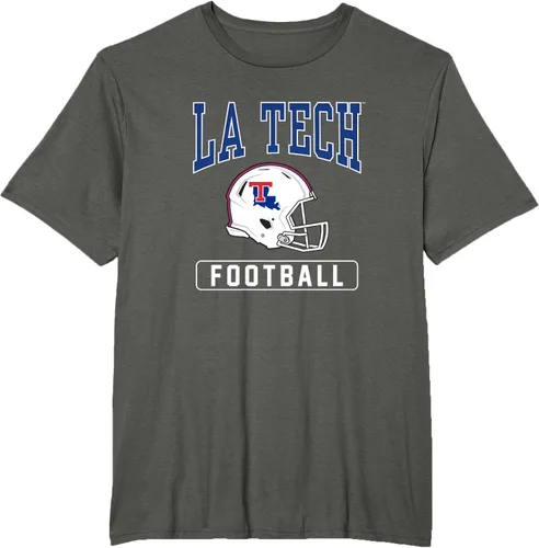 Vista 5 de Camiseta con casco de fútbol Louisiana Tech Bulldogs, Negro