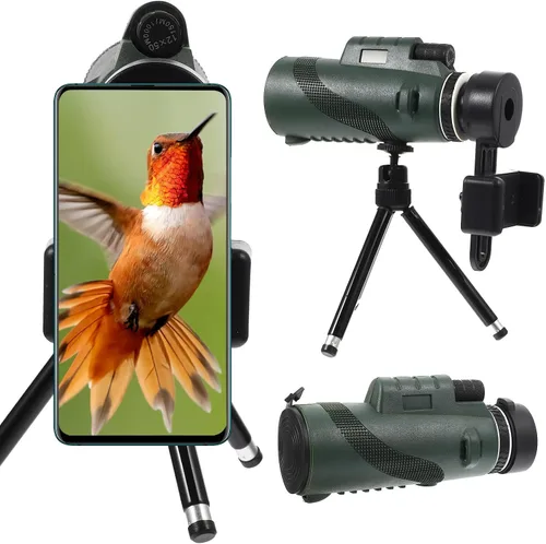 Vista 9 de Monocular Telescope for Birdwatching and Phone Photography with Stand 12x50