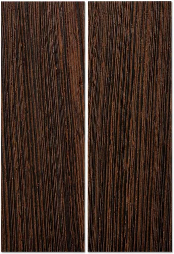 Vista 13 de IECAP LLC Paneles de madera a espejo de madera de palo negro africano para mango de cuchillo – Materiales para mango de cuchillo – Escalas