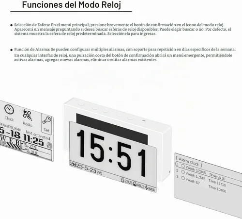 Vista 5 de Mini lector de libros electrónicos con pantalla de tinta de 2.66 pulgadas, dispositivos lectores electrónicos para visualizar archivos TXT y EPUB