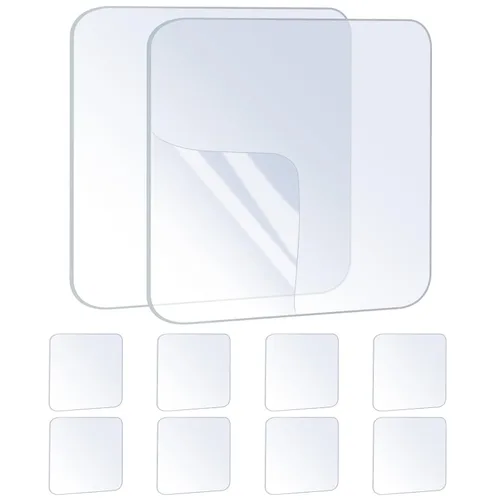 Vista 11 de ZOMPAGO 10 PIEZAS Cinta Adhesiva de Montaje Circular de Doble Cara Resistente - Impermeable, Fuerte Adherencia, Transparente, Alta Resistencia