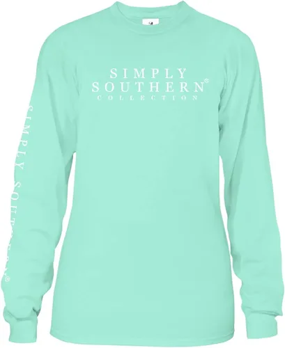 Vista 2 de Simply Southern Merry & Bright - Camiseta de manga larga para cachorro