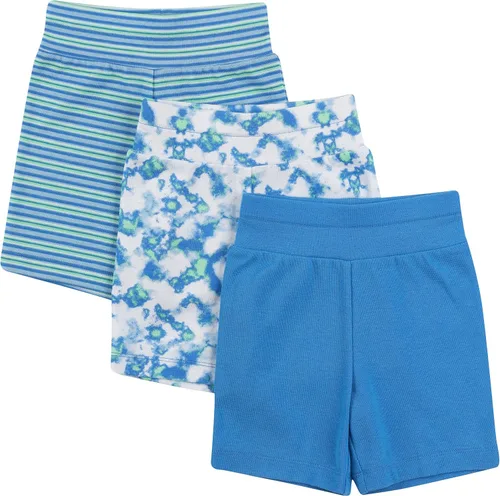 Vista 5 de Hanes Ultimate Baby Flexy - Pantalones cortos de punto ajustables, paquete de 3
