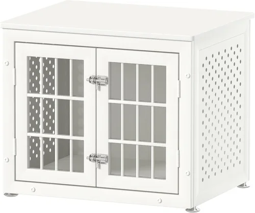 Vista 11 de rehomerance Jaula/Mueble de Servicio Pesado de 26" para Perros Pequeños, Perrera de Metal para Perros con Alta Ansiedad, Jaula para Mascotas a