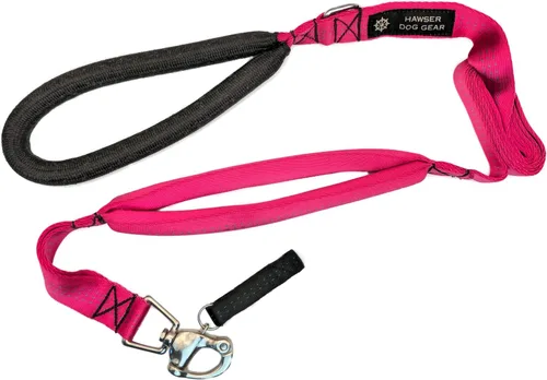 Vista 12 de Correa de perro resistente de 6 pies – Broche de liberación rápida, mango Dyneema, impermeable, 316 inoxidable, hecho a mano en Estados Unidos Negro
