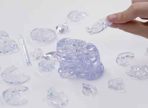 Vista 4 de Beverly Crystal Puzzle - Gato (importación de Japón)