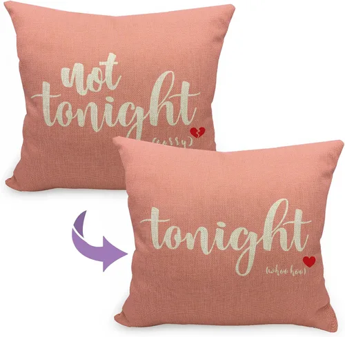 Vista 14 de Funda de almohada reversible negra suave para despedida de soltera, regalos para despedida de soltera de aniversario de boda, regalo para parejas