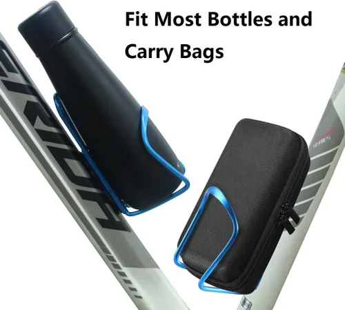 Vista 7 de Soporte ligero de aleación de aluminio para botella de agua para bicicleta, paquete de 2 para MTB y bicicleta de carretera
