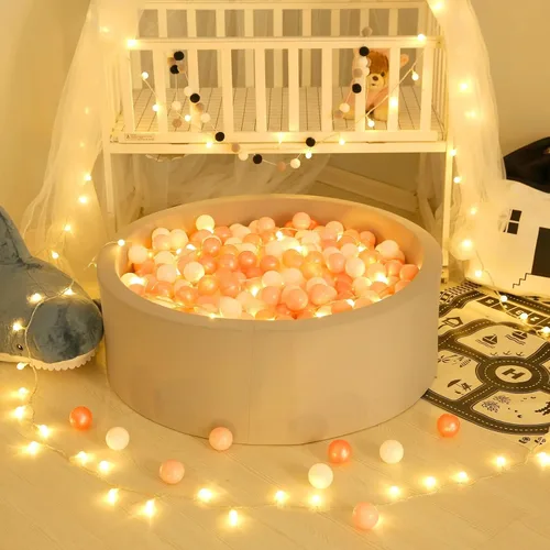 Vista 7 de GOGOSO Bolas para corral de bolas para niños pequeños plásticos accesorios a prueba de aplastamiento duraderos formas divertidas juguetes de baño