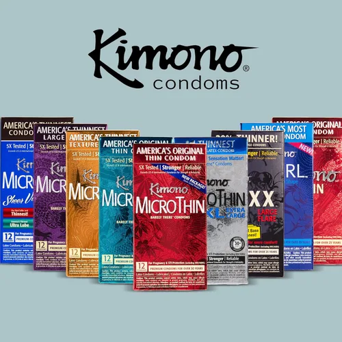 Vista 7 de Kimono Condones MicroThin 'Barely There', látex sensible, nuestro condón más delgado, 3