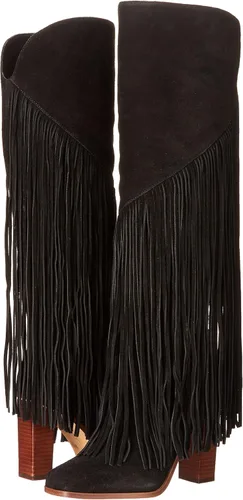 Vista 7 de Jessica Simpson Botas de rodilla Asire con flecos para mujer