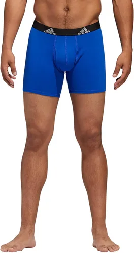 Vista 7 de adidas Ropa interior tipo bóxer elástica de rendimiento de algodón para hombres, ropa interior tipo bóxer para hombres, suave y elástica, comodidad
