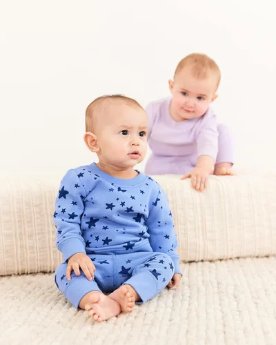 Vista 2 de Moon and Back Pantalón deportivo unisex de felpa francesa para bebés