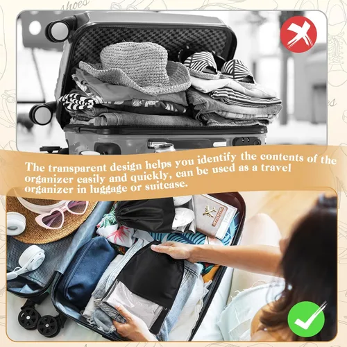 Vista 6 de Sadnyy 50 bolsas negras para zapatos para viajes, grandes no tejidas con cordón para organizar zapatos, bolsas portátiles de almacenamiento