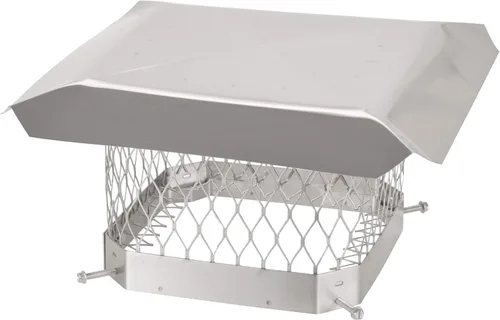 Vista 2 de Shelter Pro SPSS1313 ShelterPro tapón de acero inoxidable para chimenea, SPSS99