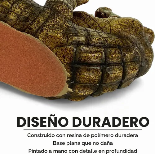 Vista 3 de Rivers Edge, asta de ciervo Cocodrilo (Alligator)