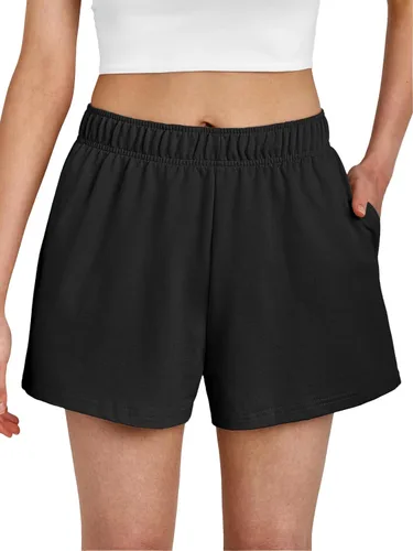 Vista 2 de AUTOMET Womens Sweat Shorts Trendy Casual Athletic Shorts Running Summer Vacation Outfits Comfy 2024 Fashion Workout Clothing