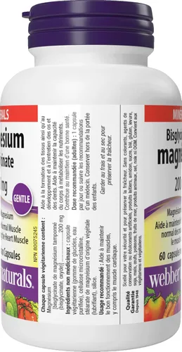 Vista 9 de Bisglicinato de Magnesio 200 mg Cápsulas