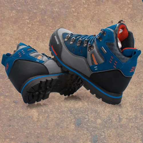 Vista 4 de HiGropcore Botas de senderismo impermeables para hombre, a prueba de viento, zapatos de montañismo MB2-17