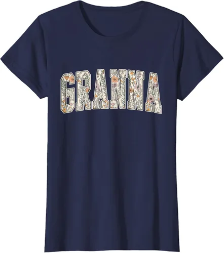 Vista 33 de Granna - Camiseta retro para el día de la madre Negro