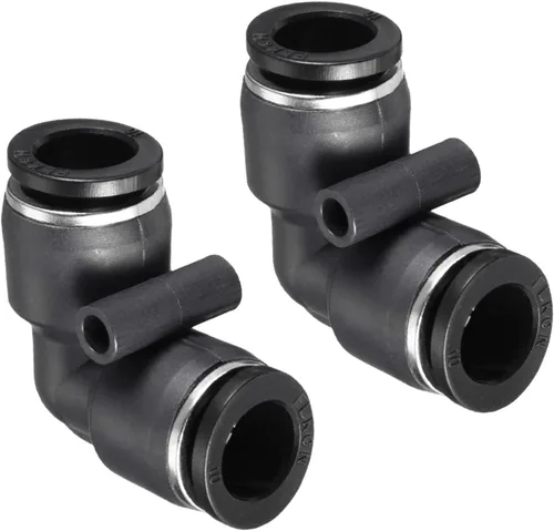 Vista 6 de M METERXITY Paquete de 10 accesorios de codo para conectar tubos, conexión rápida de empuje de aire neumático, se aplica a la conexión de la tubería