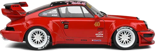 Vista 5 de Motor city classics Solido Escala 118 RWB - RED Sakura -2021