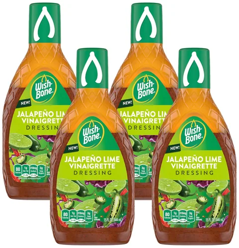 Vista 17 de Aderezo de vinagreta de mezcla de aceite de aguacate con hierbas de jardín Wish-Bone, 15 fl oz