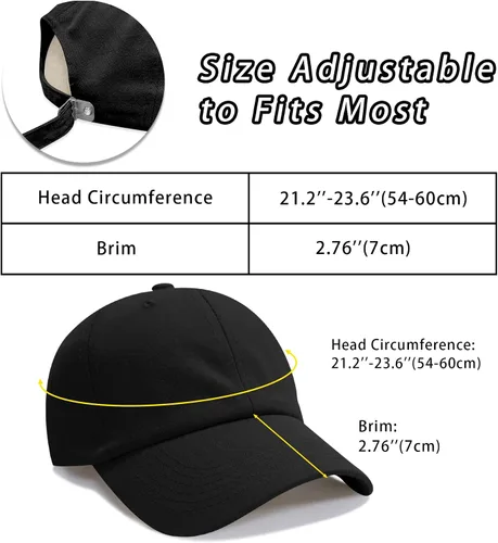 Vista 3 de NPQQUAN Original Classic Low Profile Baseball Cap Golf Dad Hat Adjustable Cotton Hats Men Women Unconstructed Plain Cap