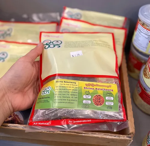 Vista 2 de Peti Balachaung de camarones (excelente cobertura de alimentos) 5 onzas