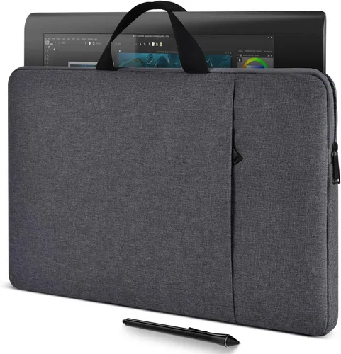 Vista 9 de Funda para tableta de dibujo compatible con XPPen Artist 15.6 Pro, Huion KAMVAS Pro 16, Wacom Cintiq Pro 16/Cintiq 16 Bolsa de transporte