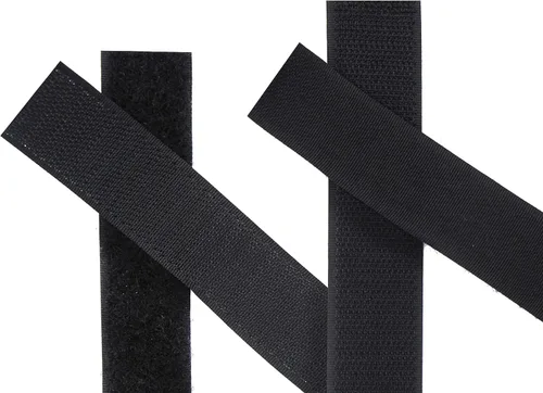 Vista 4 de Rollo de cinta autoadhesiva YKK con cierre de , 1 pulgada de ancho, color negro, elige tu longitud (5 yardas)