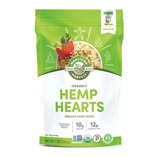 Vista 10 de Manitoba Harvest Hemp corazones de semillas de cáñamo