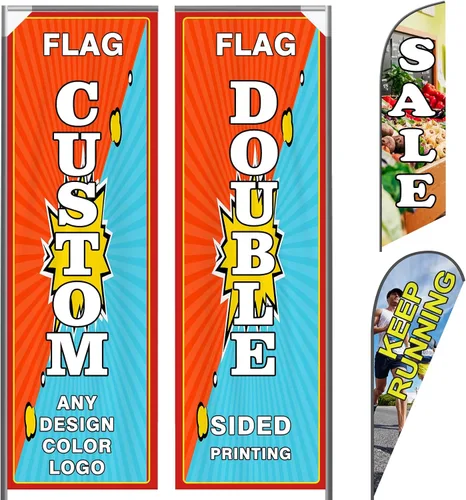 Vista 8 de Banderas de plumas personalizadas para publicidad comercial exterior (solo bandera), letrero abierto de plumas personalizado bandera Swooper bandera