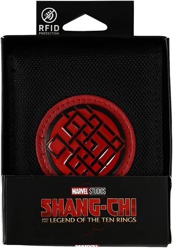 Vista 4 de Shang Chi Gel Printed Bifold para hombre, Negro -, Billetera plegable