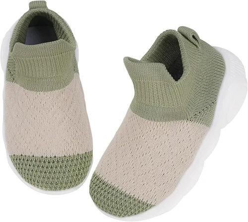 Vista 14 de Zapatos de bebé Pantuflas para niños pequeños, calcetines para niños y niñas, suela antideslizante
