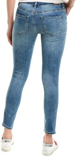 Vista 2 de BLANKNYC Ropa de lujo para mujer The Reade Jeans ajustados clásicos de tiro bajo, Noho